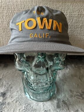 Oakland California “The Town” x Oaklandish Strapback Hat Grey